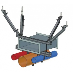 抗震成品支吊架 装配式镀锌板抗震支架 消防管道防震支架配件